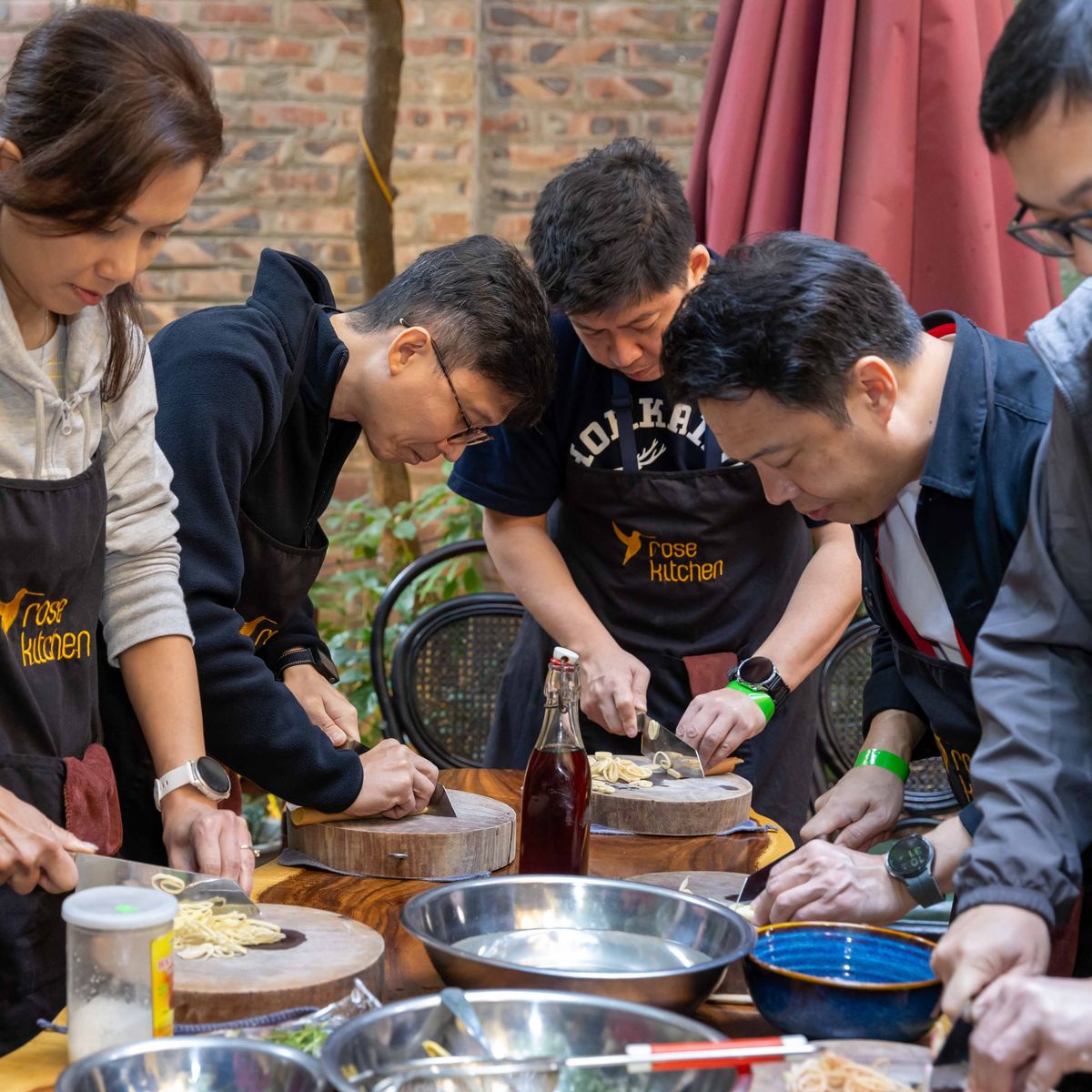 Nem Ran & Bun Cha Cooking in Hanoi Garden Villa + Free Egg Coffee