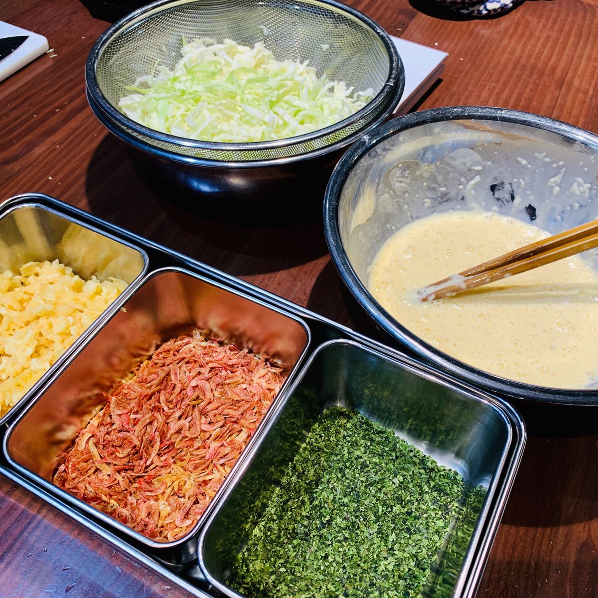 Okonomiyaki Kochkurs + 2 Beilagen