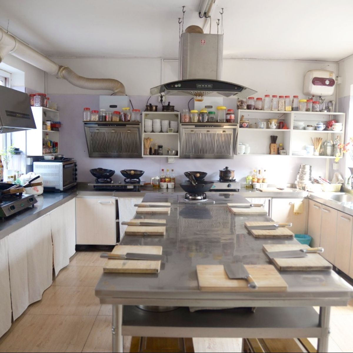 Cook with the Chef: Wok Skills and Stir Fry Class with Market Tour and Condiments class