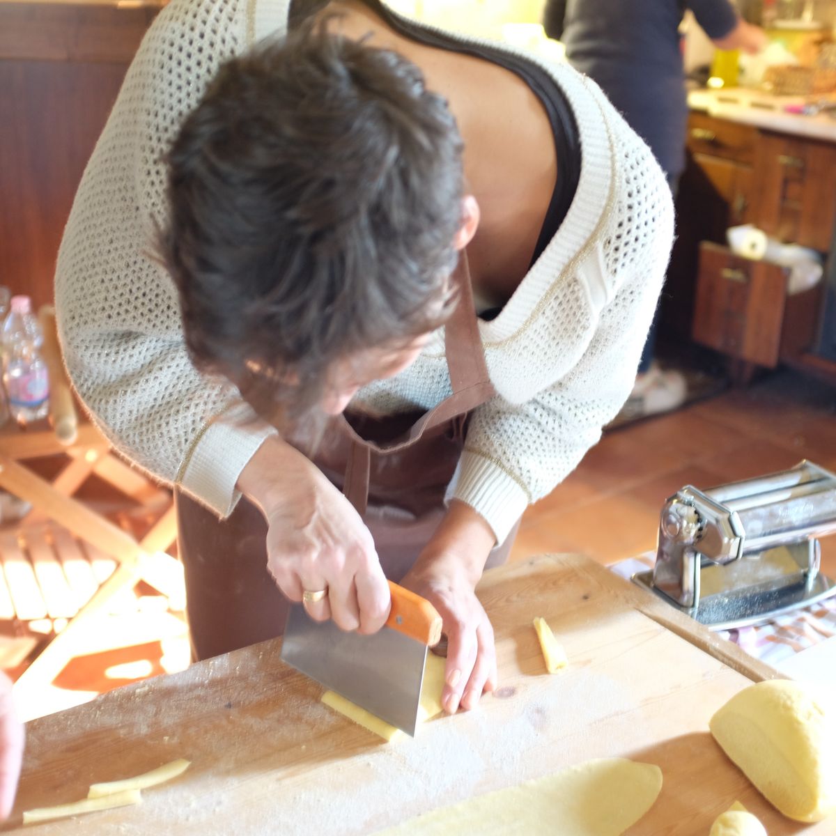 Cours de cuisine privés à la ferme : fabrication de pâtes