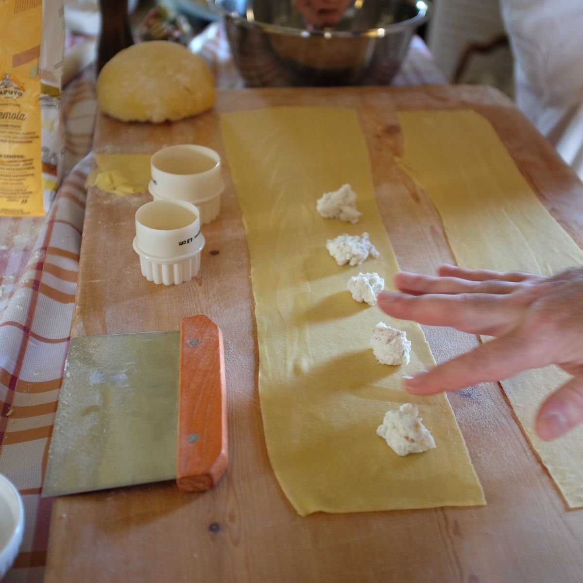 Cours de cuisine privés à la ferme : fabrication de pâtes