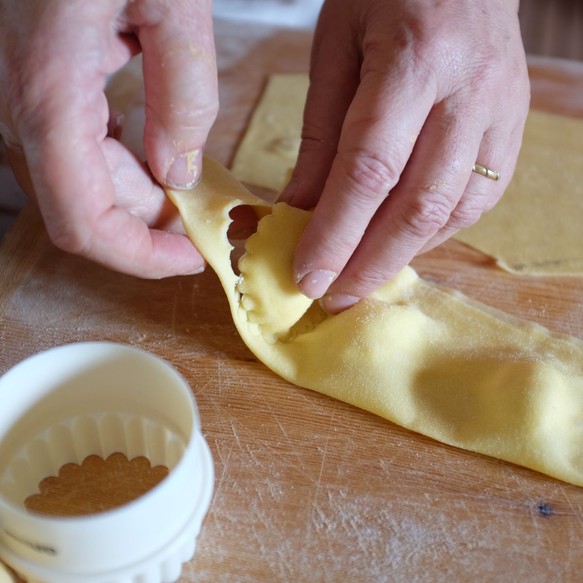 Cours de cuisine privés à la ferme : fabrication de pâtes