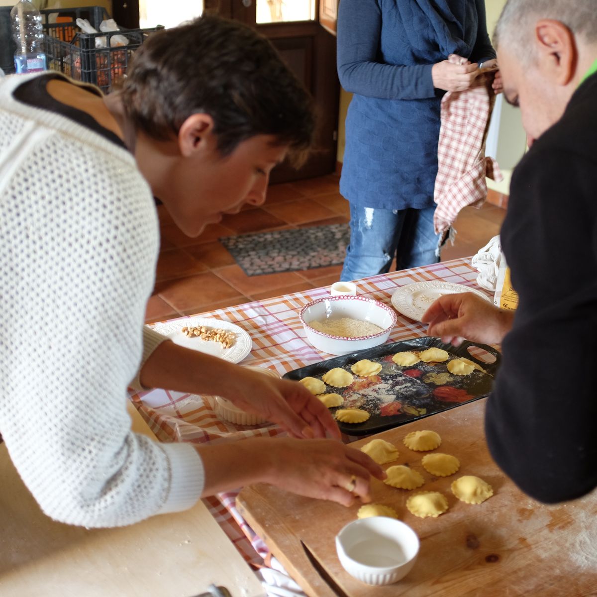 Cours de cuisine privés à la ferme : fabrication de pâtes