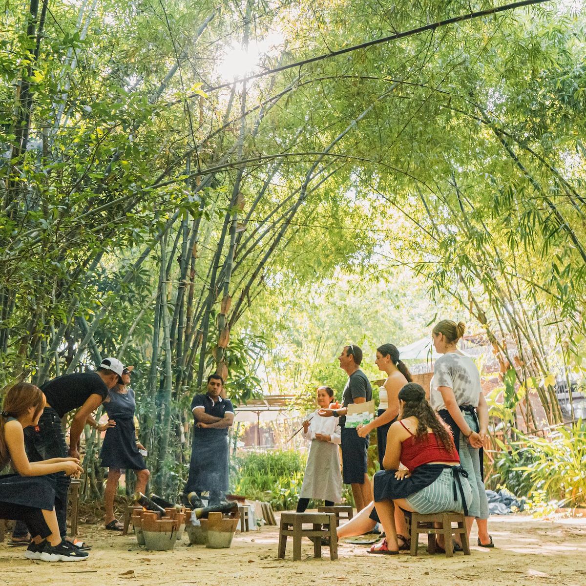 Adventurous Cooking Class on Bamboo Forest Island