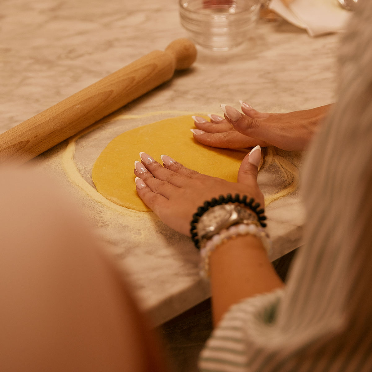 Handmade Pasta & Gelato Making with Tuscan Wine Experience in Florence