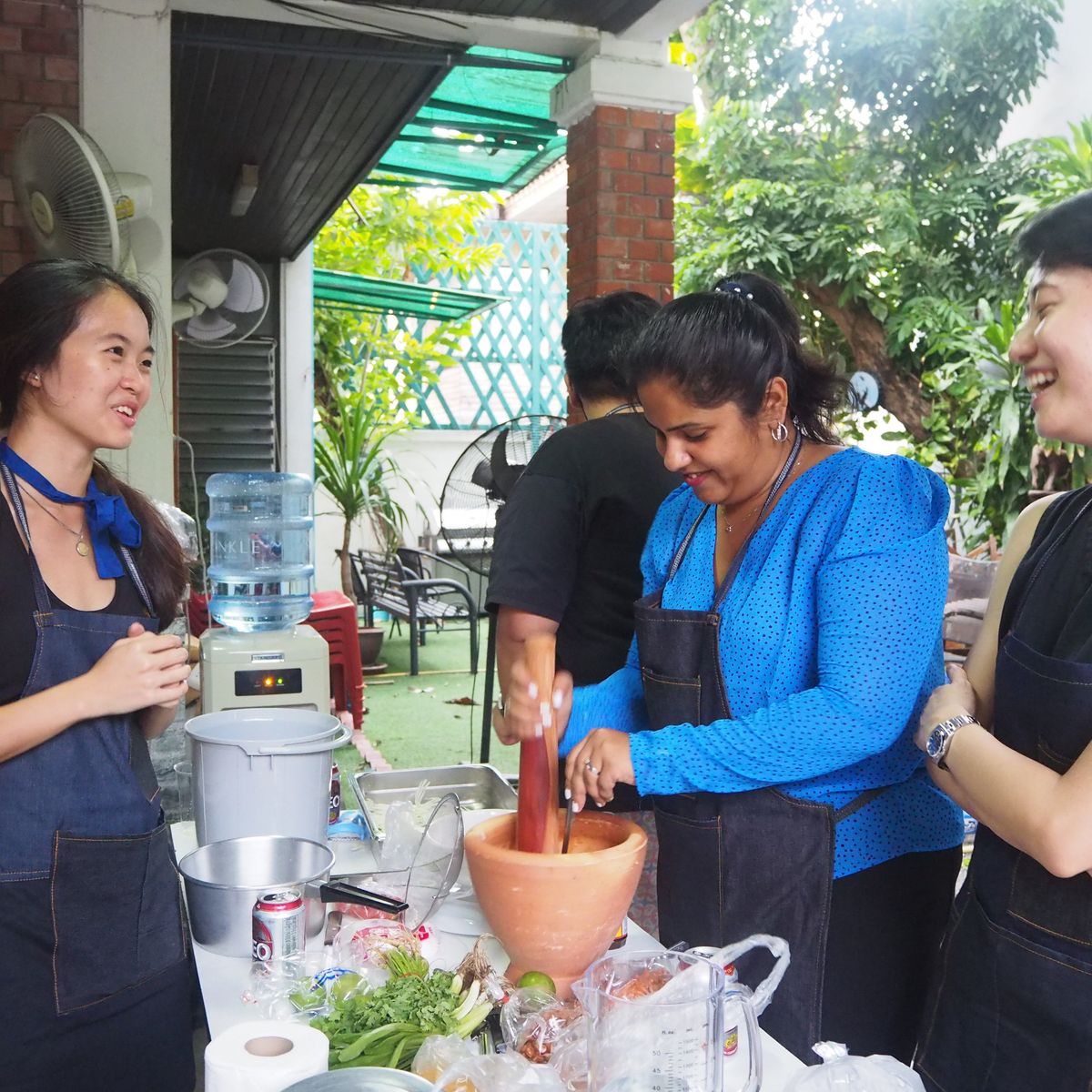 Expérience de cuisine thaïlandaise et de chasse au trésor au marché