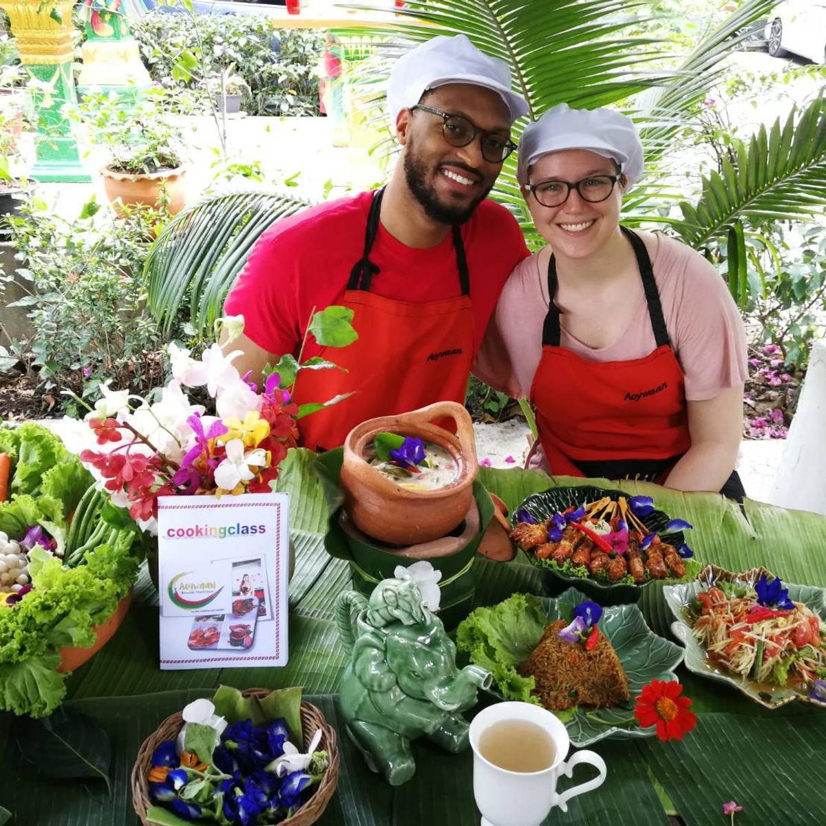 Cooking Class with Two Market Tours and River Boat Trip