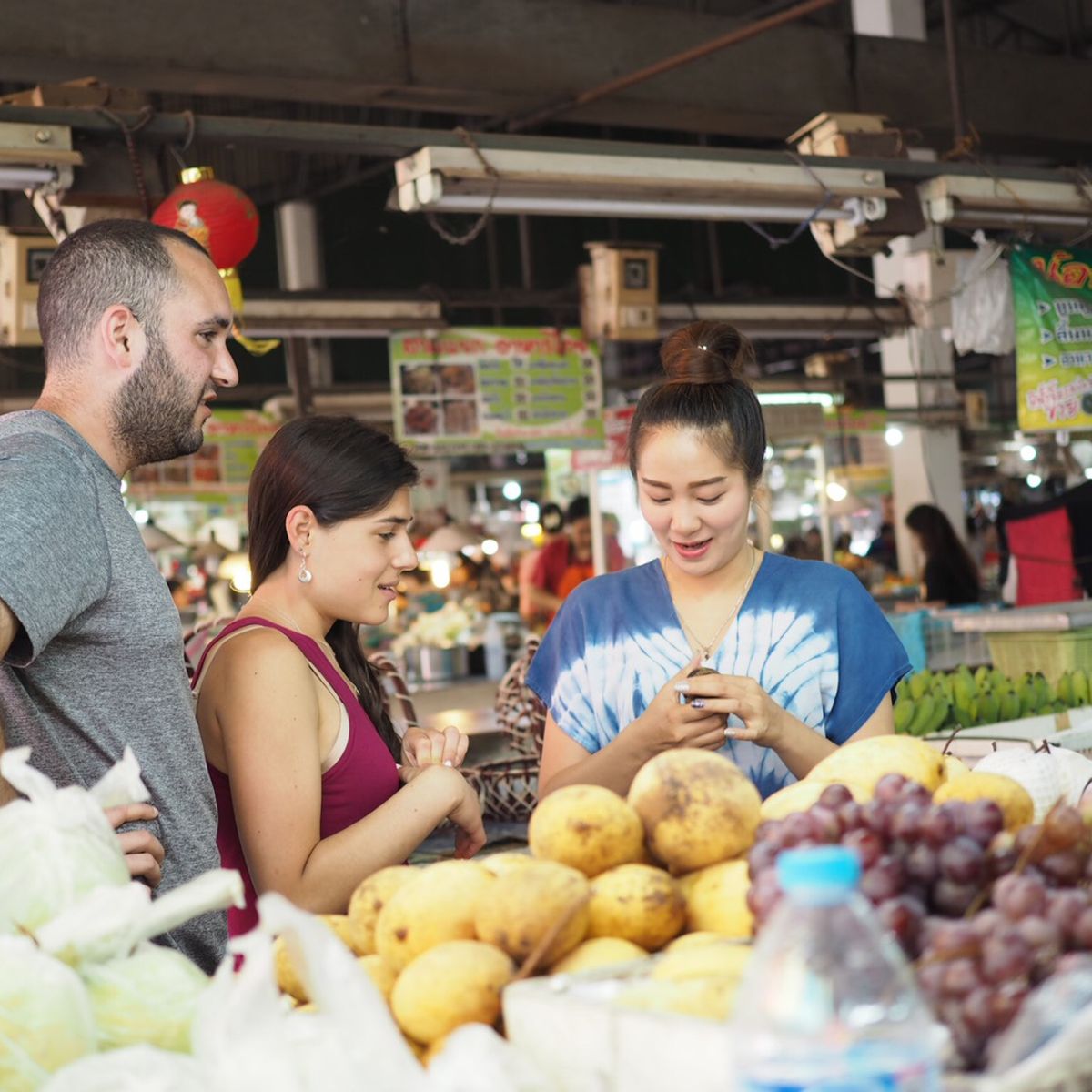 Cooking with Fresh Ingredients at Organic Farm with Local Market Tour
