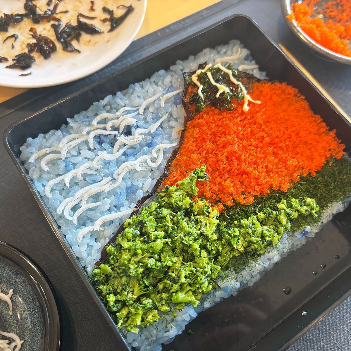Hokusai Red Fuji–Inspired Character Bento Art Experience