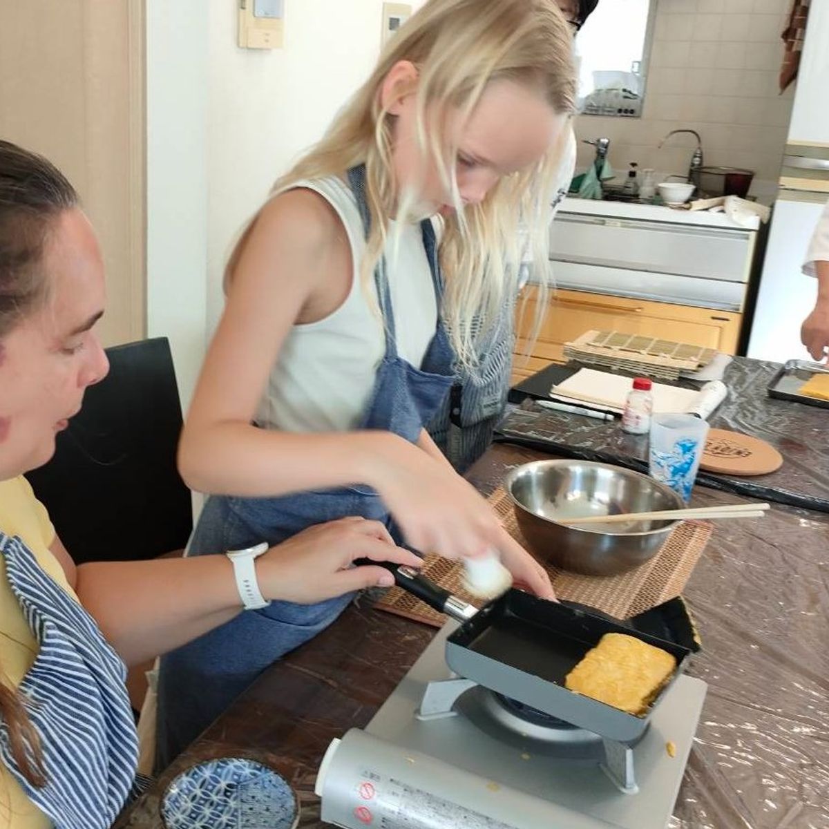 Traditional Japanese Sushi Rolls & Japanese Rolled Omelette Making with a Pro Chef + Local Supermarket Tour