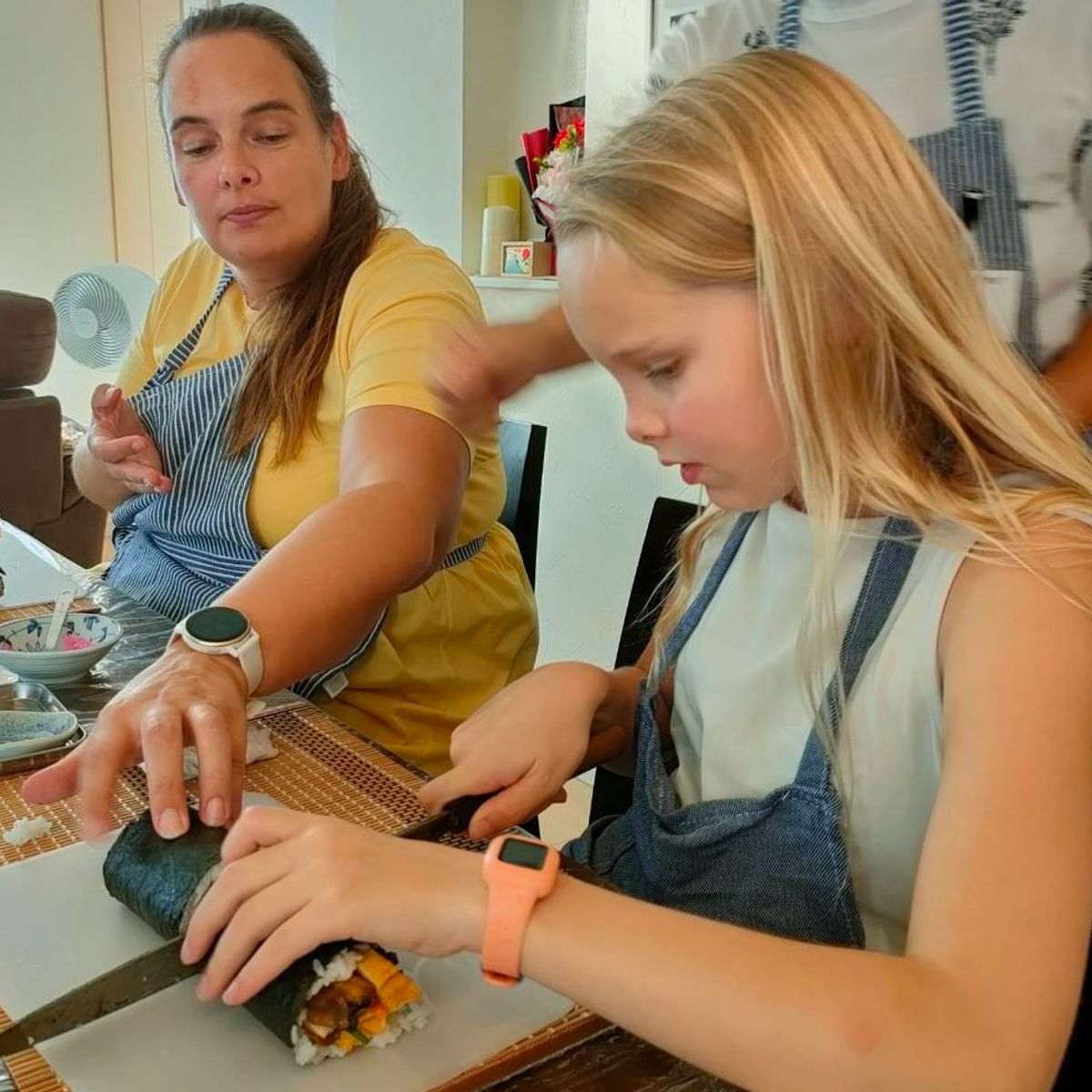 Traditional Japanese Sushi Rolls & Japanese Rolled Omelette Making with a Pro Chef + Local Supermarket Tour