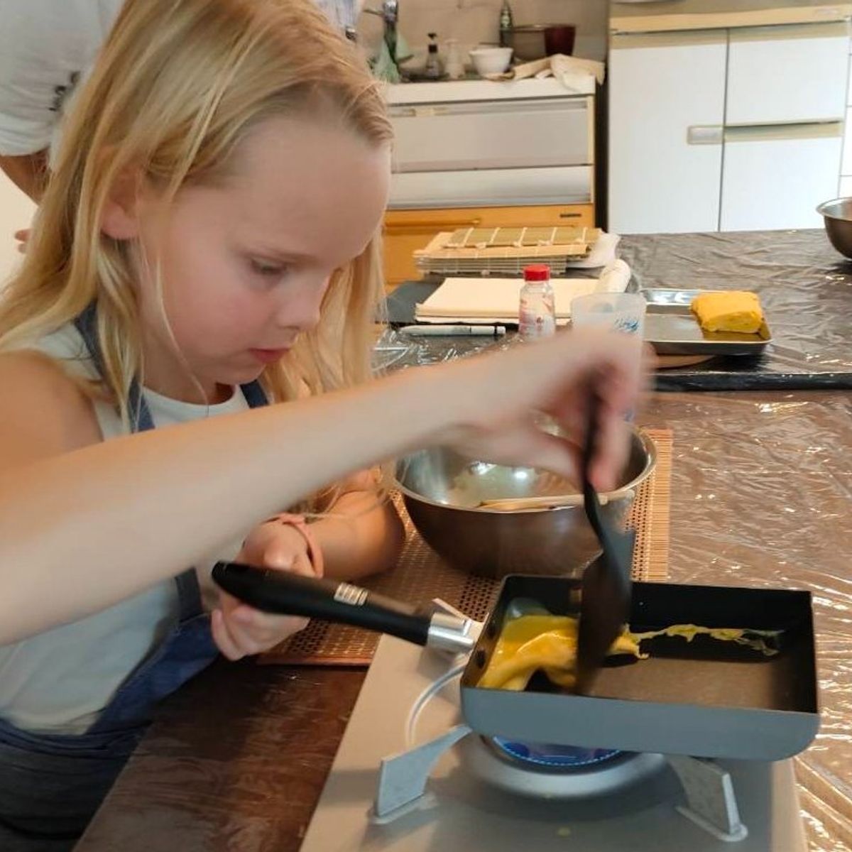 Traditional Japanese Sushi Rolls & Japanese Rolled Omelette Making with a Pro Chef + Local Supermarket Tour