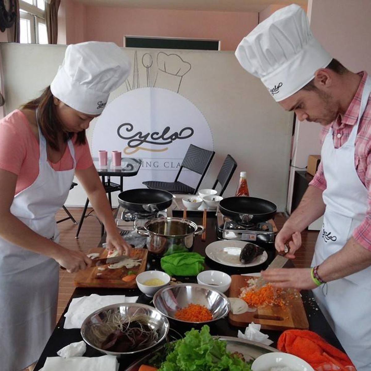 Halbtages-Kochkurs mit Rikscha-Tour + Marktbesuch