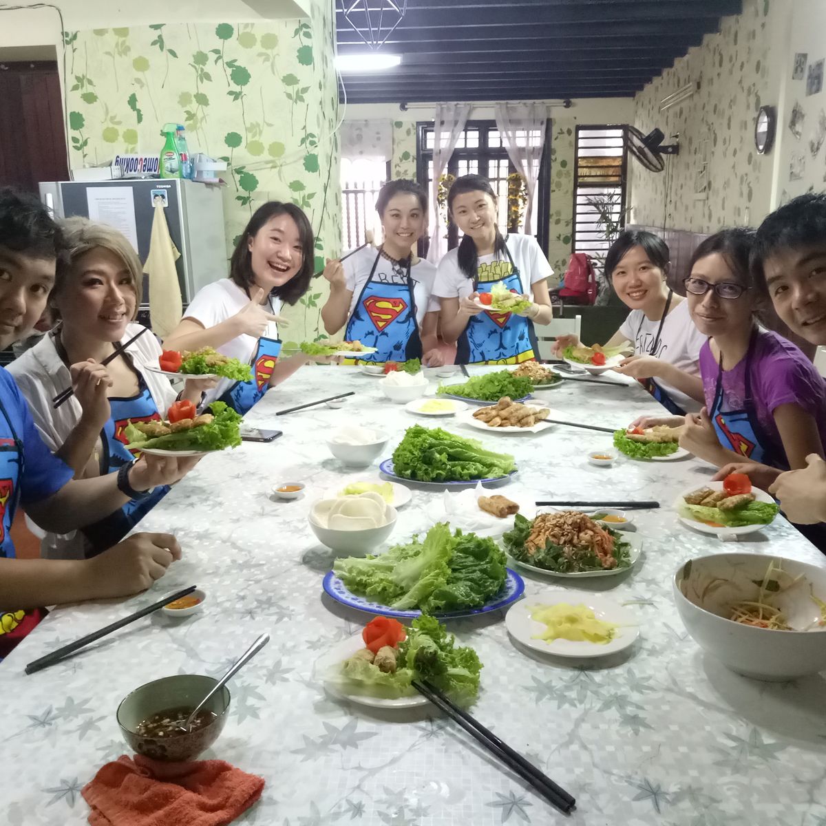 Vietnamese Home Cooking Class with Farming, Market Tour, and Coffee Tasting