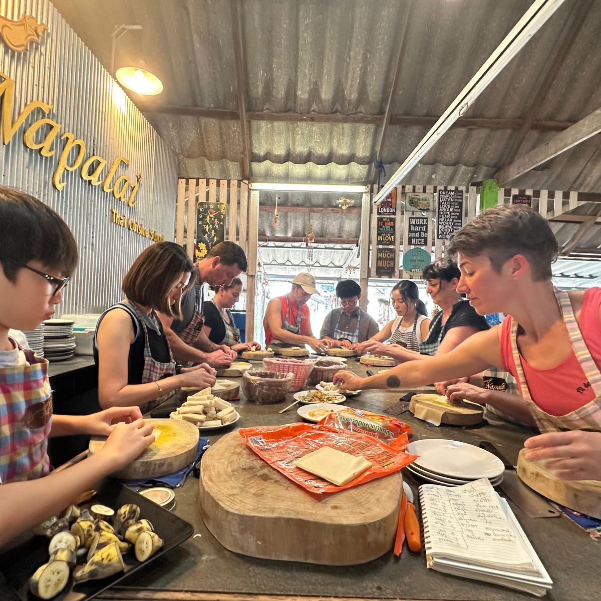 Daily Morning Class with Napalai Thai cuisine