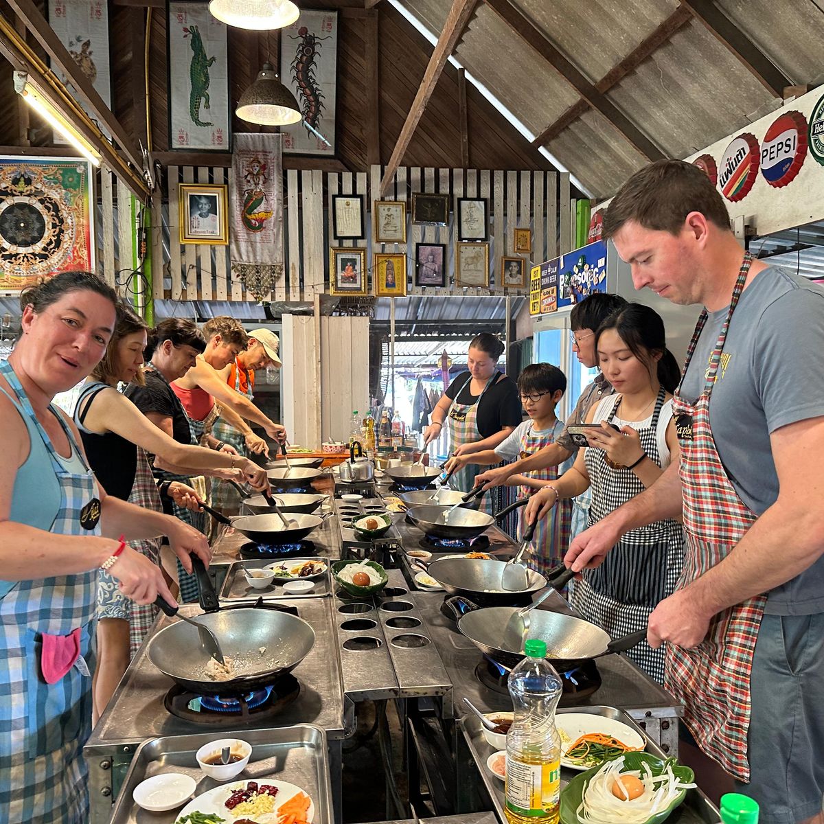 Daily Morning Class with Napalai Thai cuisine