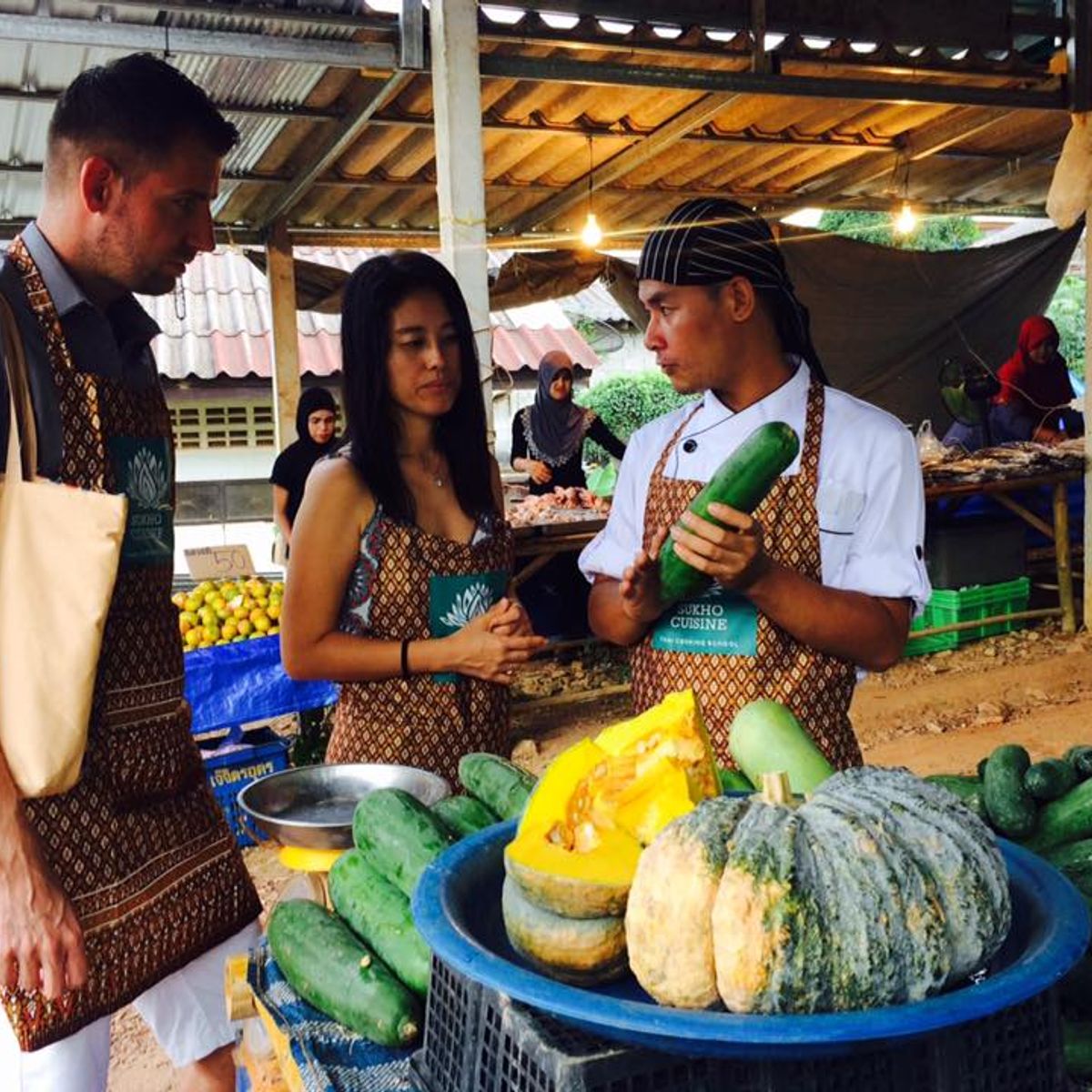 Morning Cooking Program with Market Tour with Thai Master Chef at Sukho Cuisine Koh Lanta