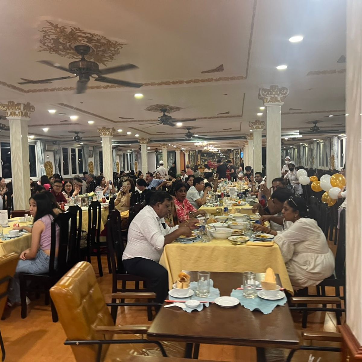 Dinner While Cruising Along Saigon River