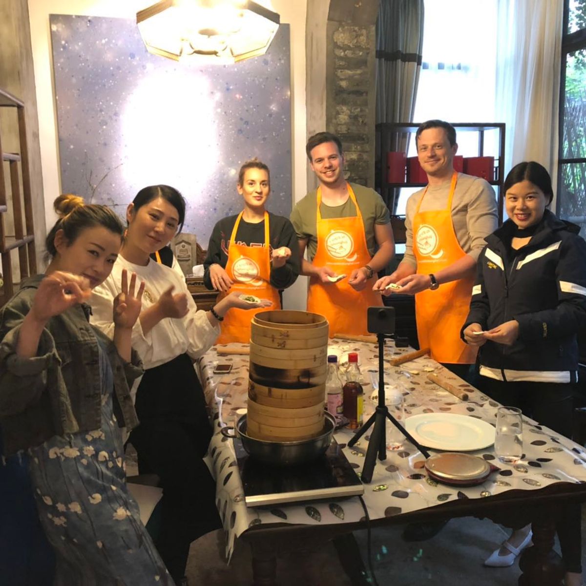Hand-Pulled Noodles or Three-Colored Soup Dumplings Class with Wet Market Tour