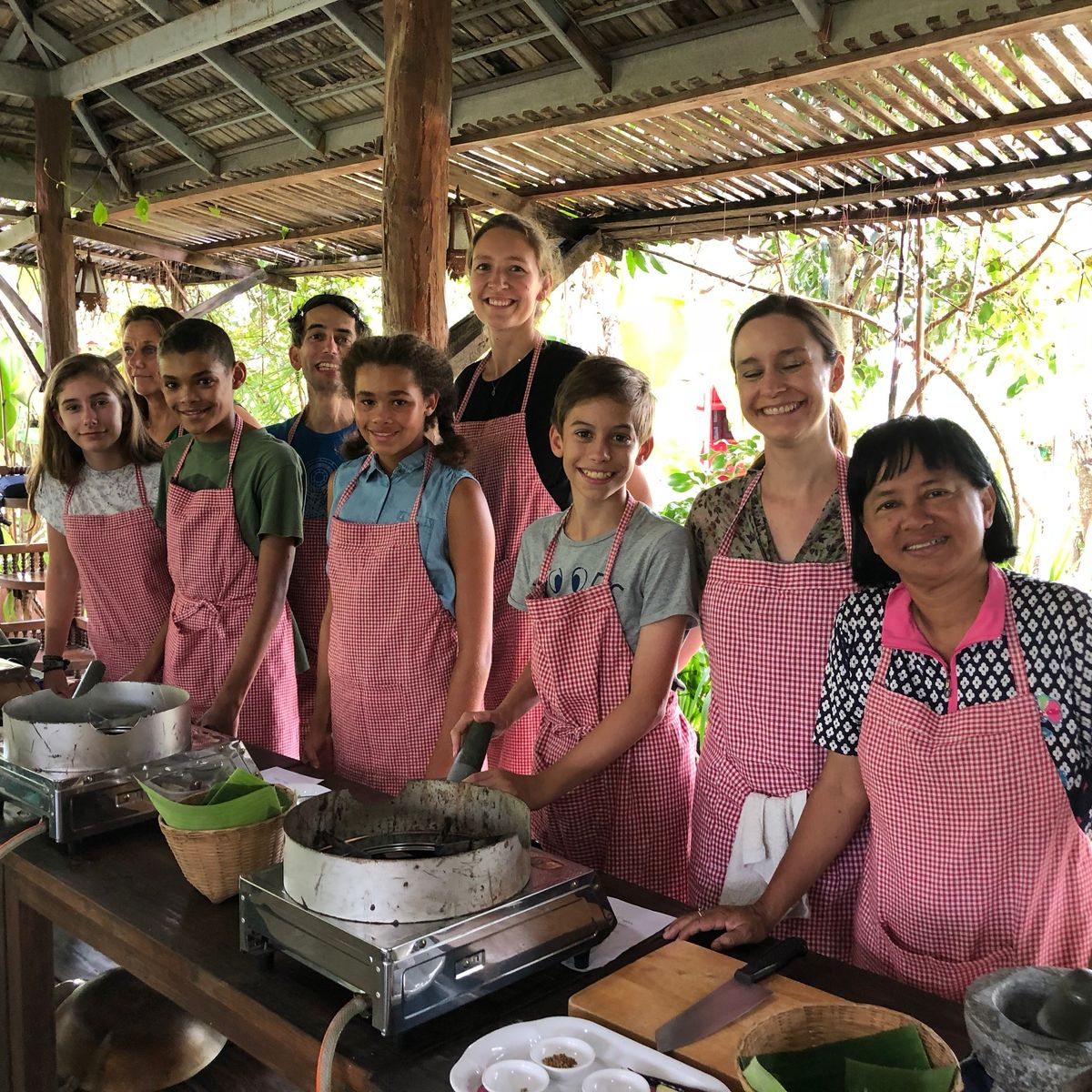Authentic Thai Cooking in a Garden with Easy and Simple Recipe