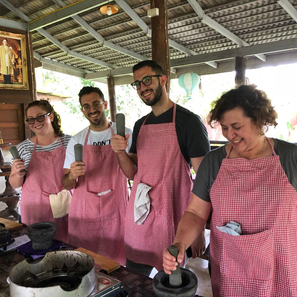 Authentic Thai Cooking in a Garden with Easy and Simple Recipe