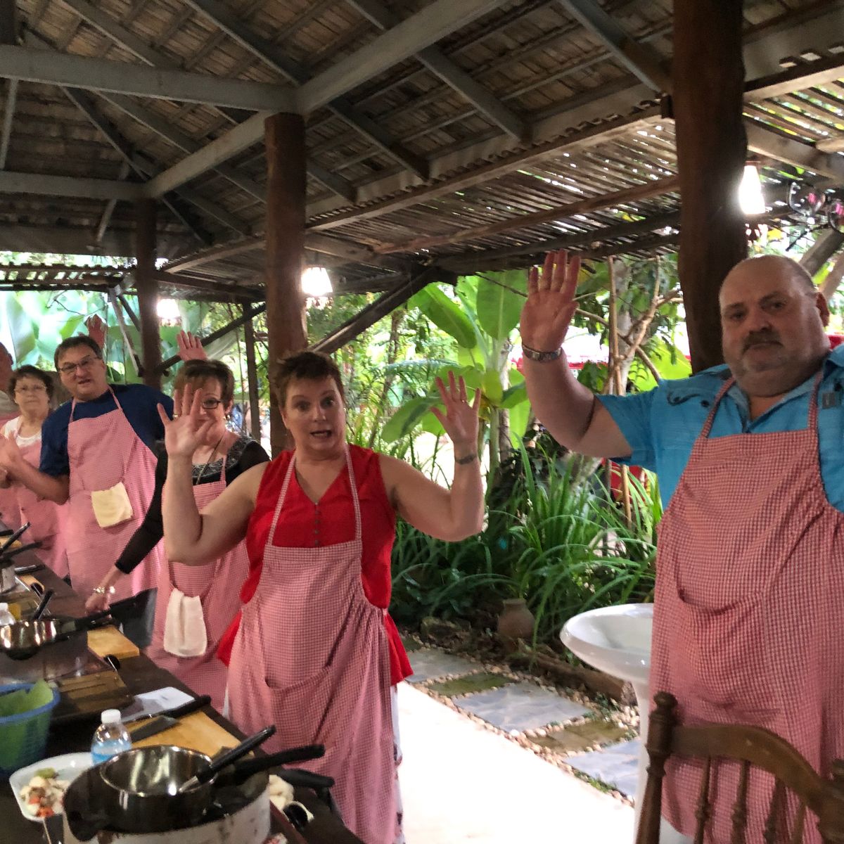 Authentic Thai Cooking in a Garden with Easy and Simple Recipe