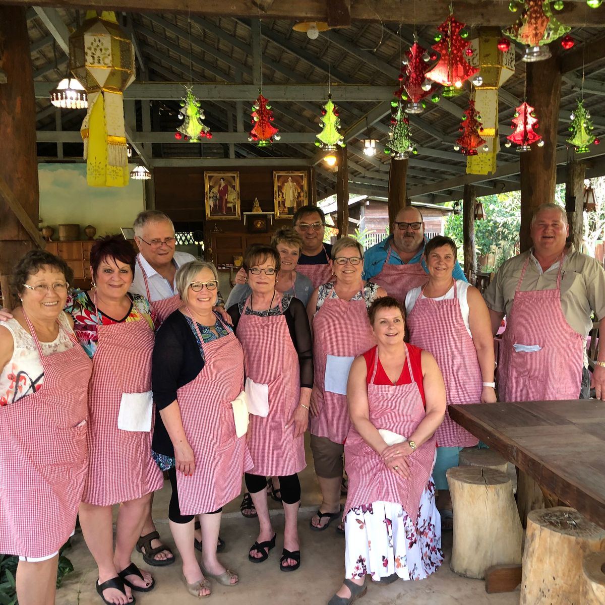 Authentic Thai Cooking in a Garden with Easy and Simple Recipe