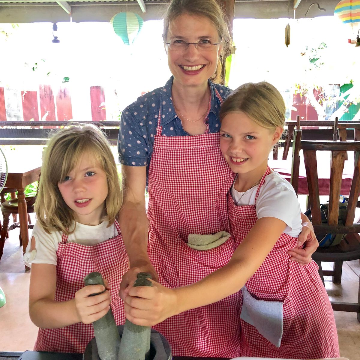 Authentic Thai Cooking in a Garden with Easy and Simple Recipe