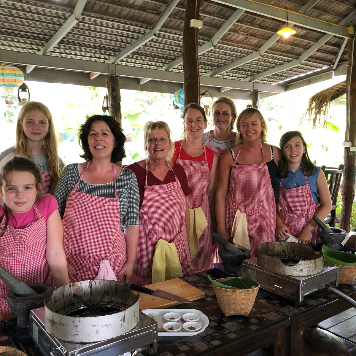 Authentic Thai Cooking in a Garden with Easy and Simple Recipe