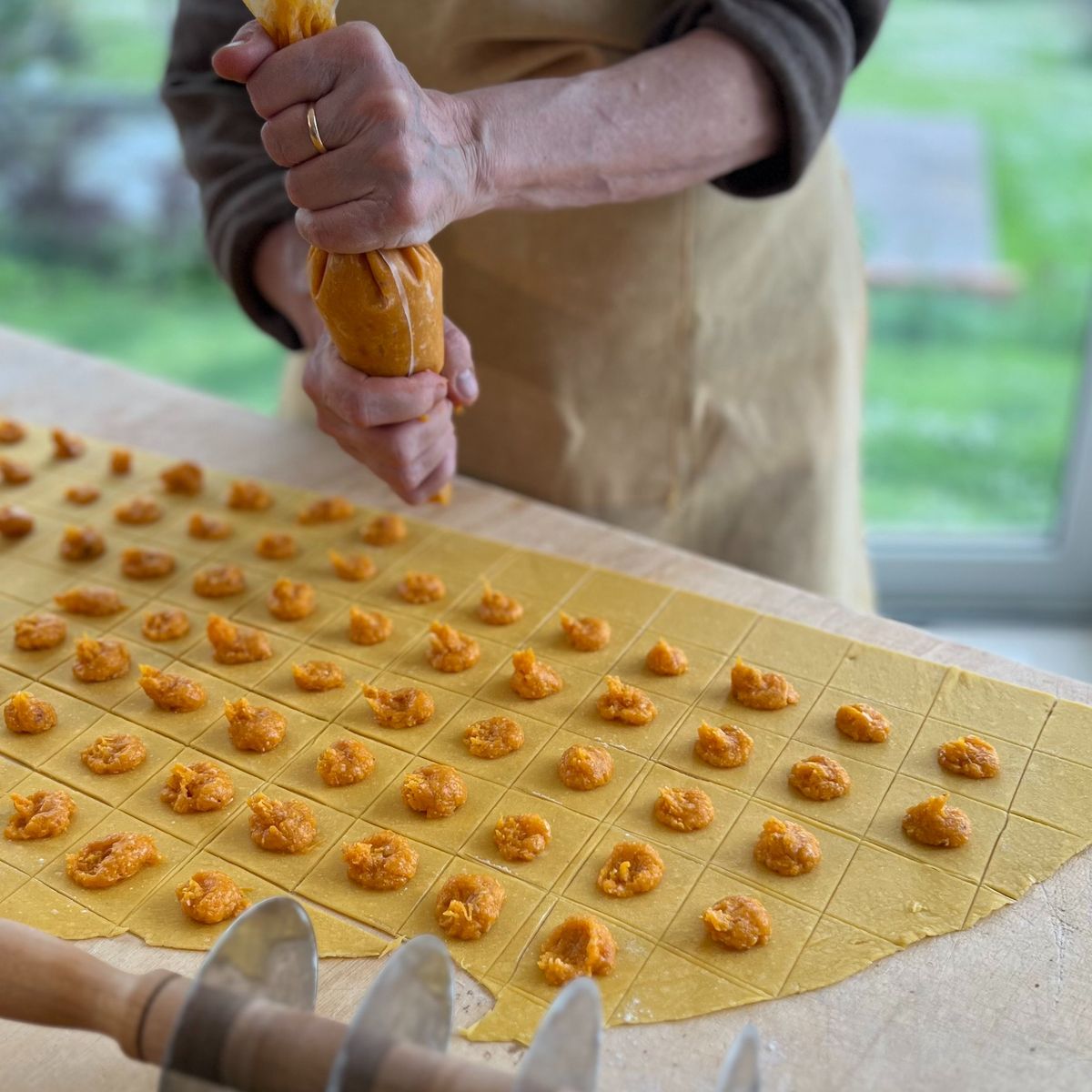 A Culinary Experience Featuring Classic Emilian Pumpkin Tortelloni