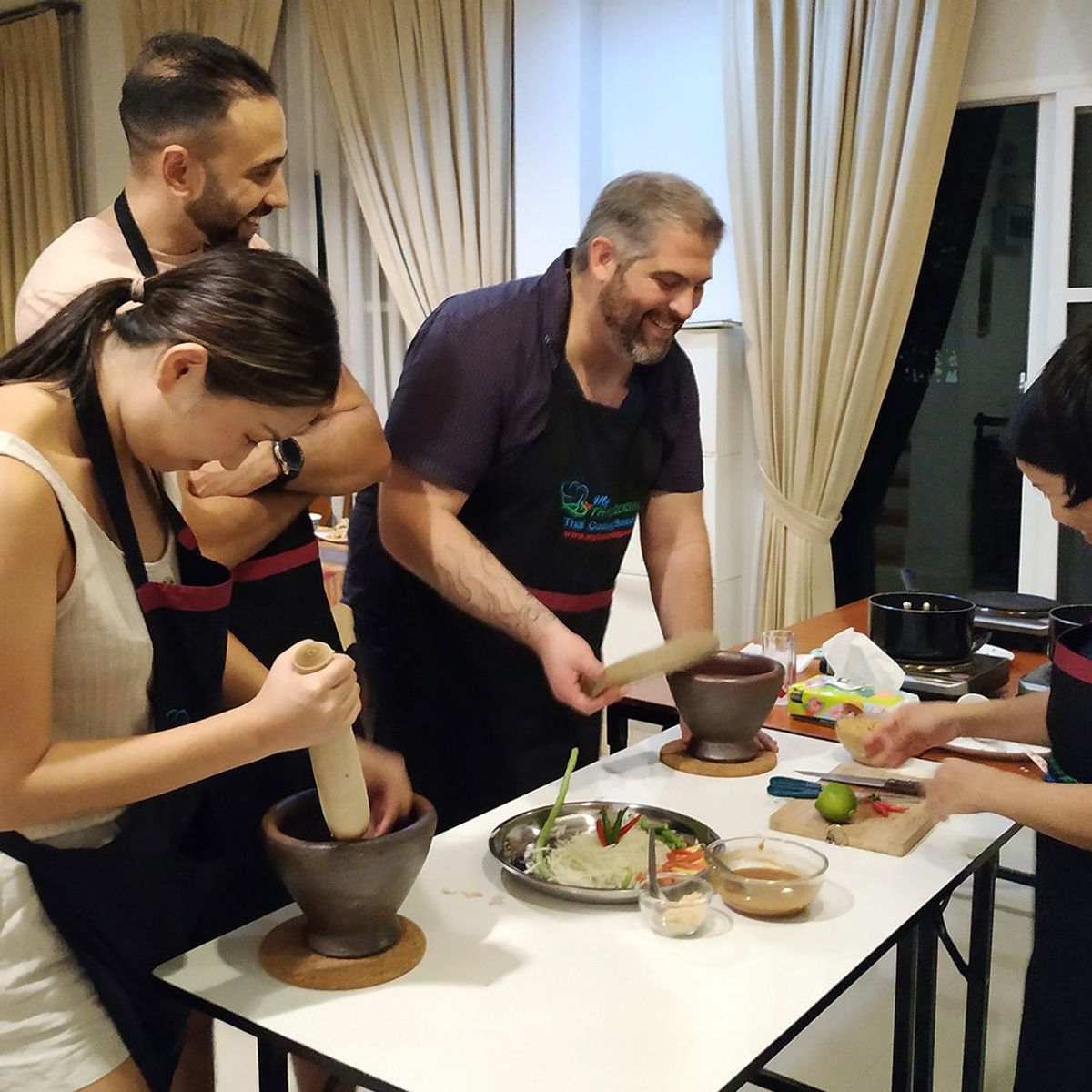 Engaging Hands-On Authentic Thai Cooking Class