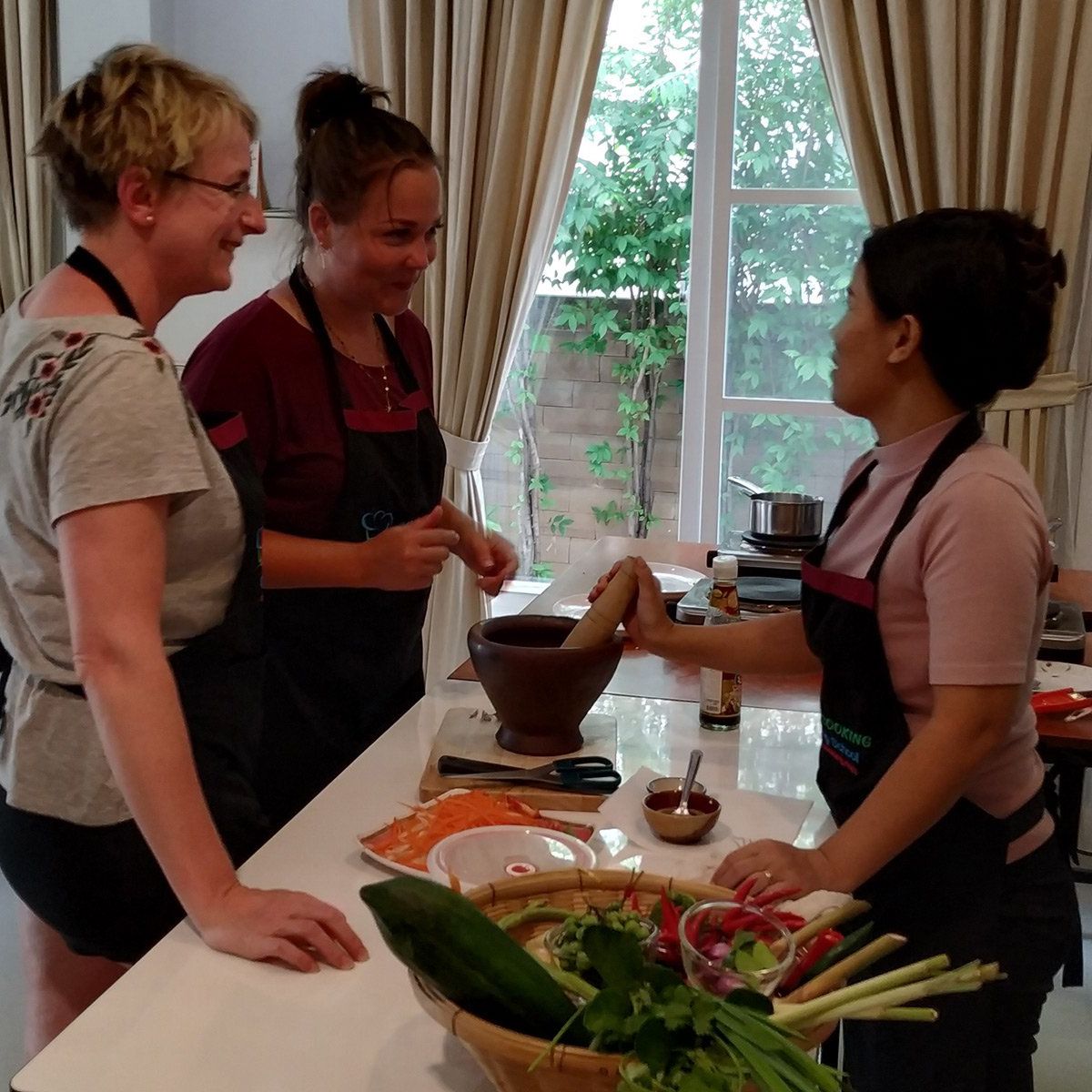 Engaging Hands-On Authentic Thai Cooking Class