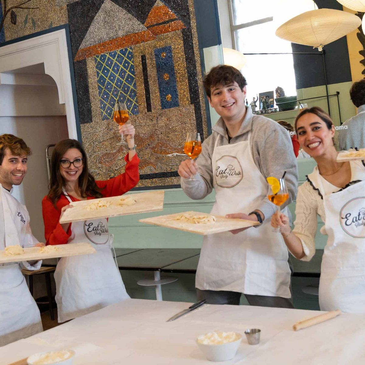 Enjoy Spritz and Pasta Making in Piazza Navona – Workshop of Spritz and Pasta