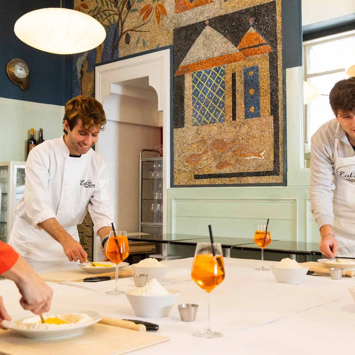 Enjoy Spritz and Pasta Making in Piazza Navona – Workshop of Spritz and Pasta