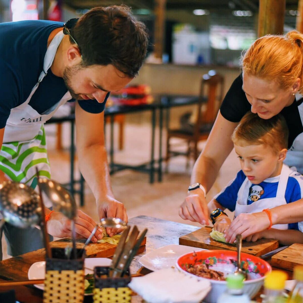 Thuan Tinh Island Sunset Family Cooking Class, Rowboat Ride, Lantern Lounge In Water Coconut Forest