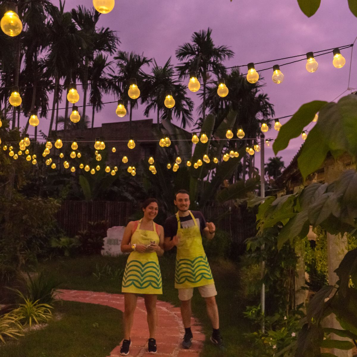Thuan Tinh Island Sunset Family Cooking Class, Rowboat Ride, Lantern Lounge In Water Coconut Forest