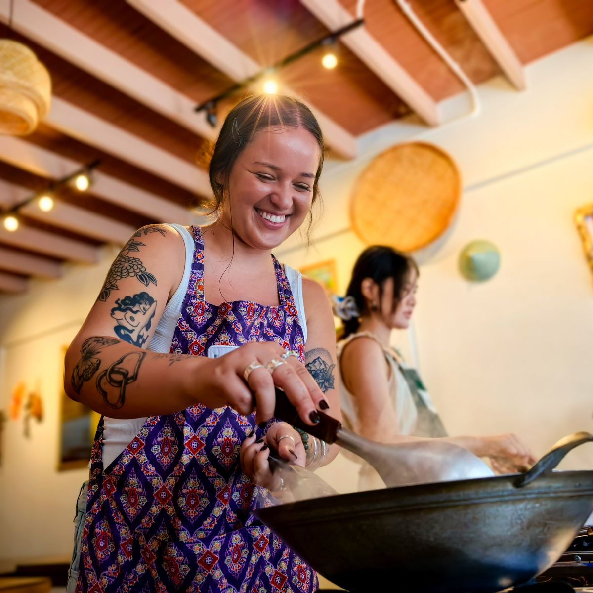 Explore Thai Flavors: Market Tour & Authentic Cooking Experience
