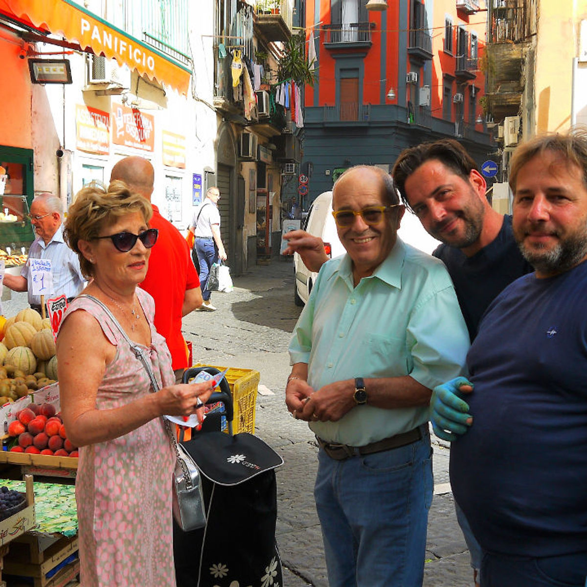 Exploring and taste local food markets with Riccardo