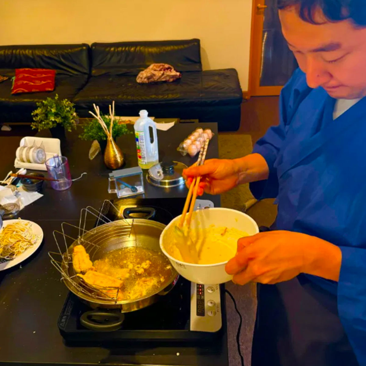 Cours de cuisine tempura pour toute la famille à Osaka