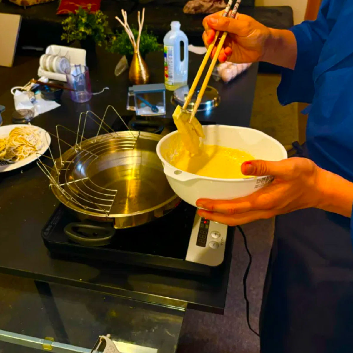 Cours de cuisine tempura pour toute la famille à Osaka