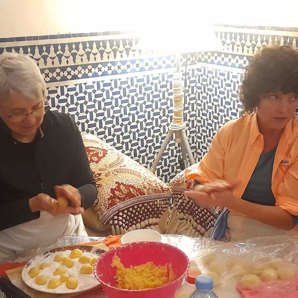 Rooftop Cooking Class in Medina with Grandmother Fatima