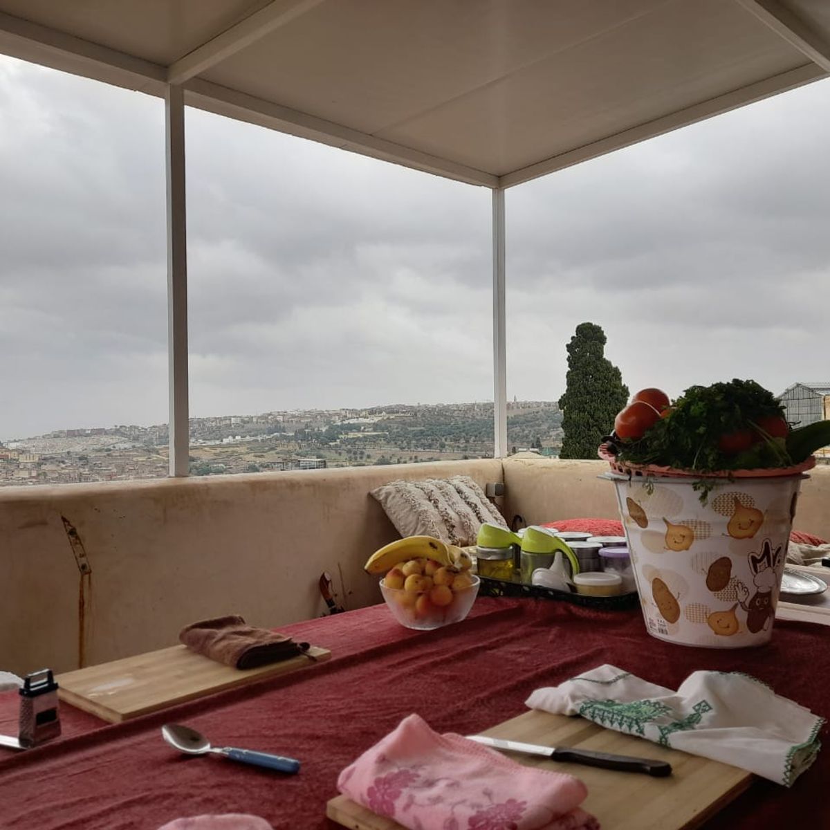 Rooftop Cooking Class in Medina with Grandmother Fatima