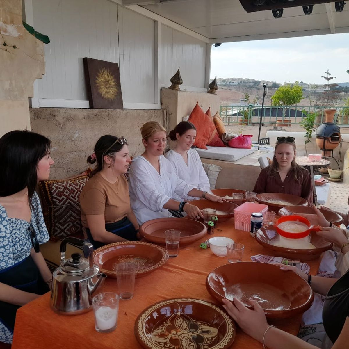 Rooftop Cooking Class in Medina with Grandmother Fatima