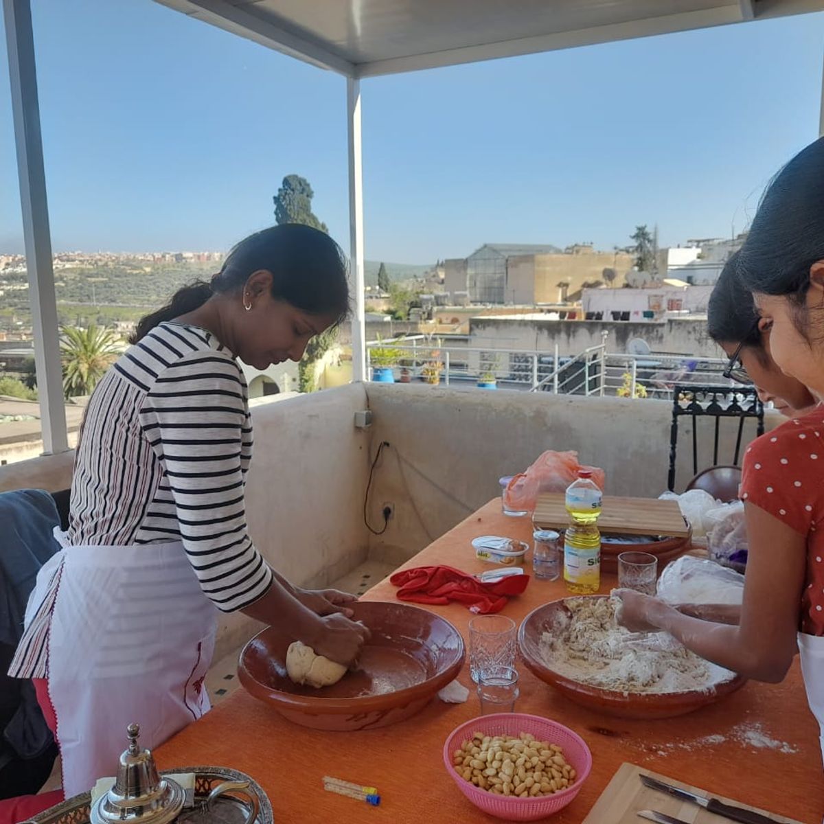 Rooftop Cooking Class in Medina with Grandmother Fatima