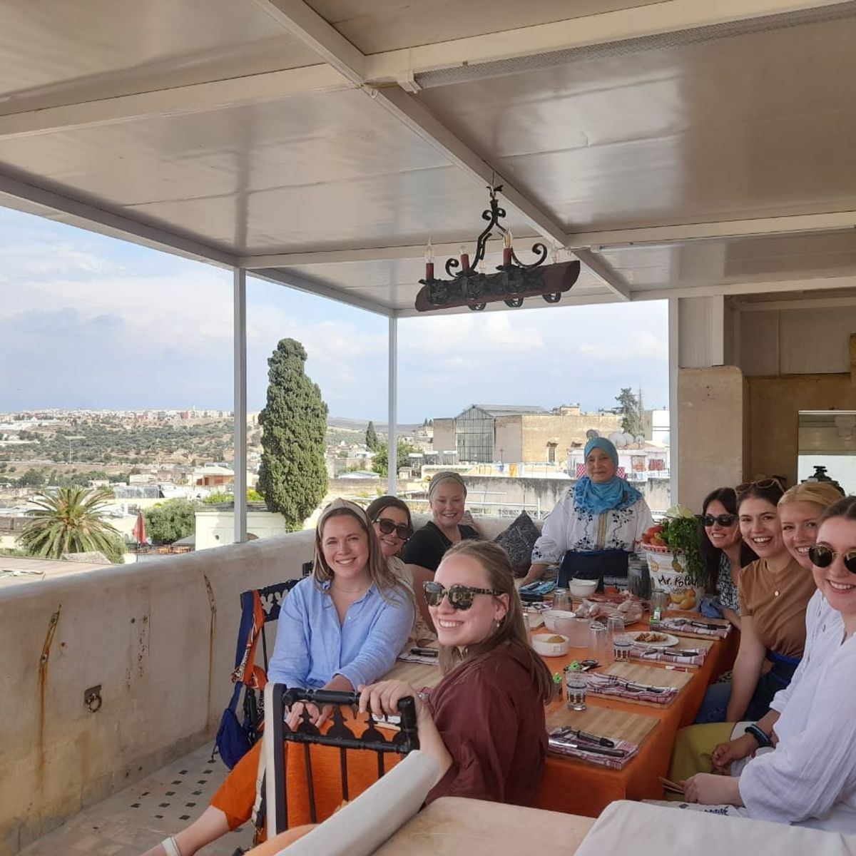 Rooftop Cooking Class in Medina with Grandmother Fatima