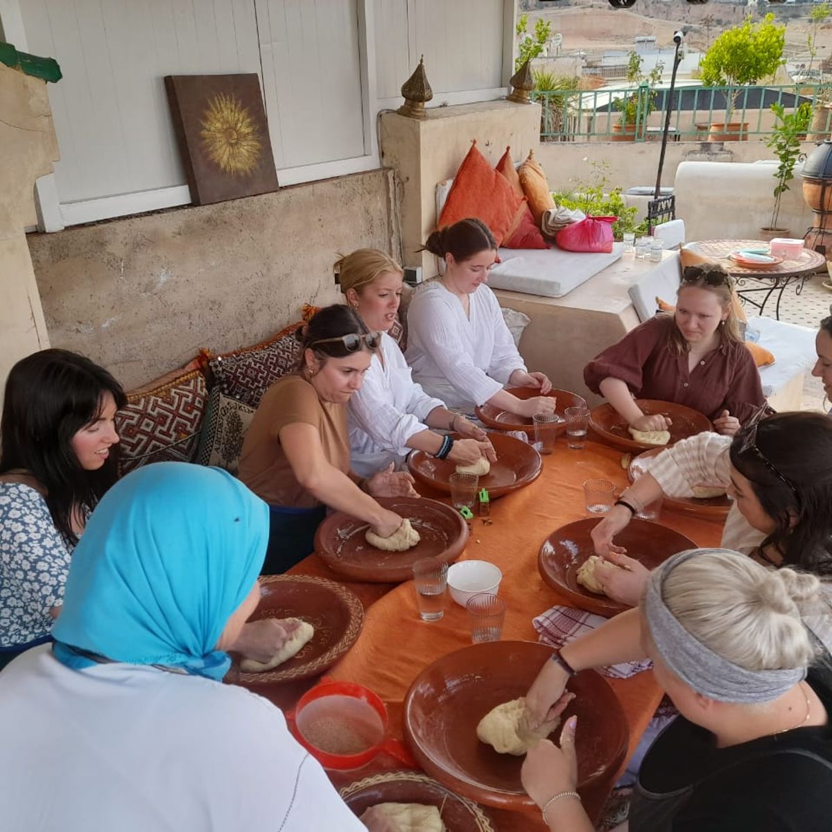 Rooftop Cooking Class in Medina with Grandmother Fatima