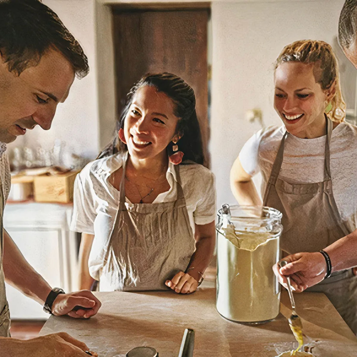 Cours de pâtes artisanales aromatisées dans une ancienne ferme toscane