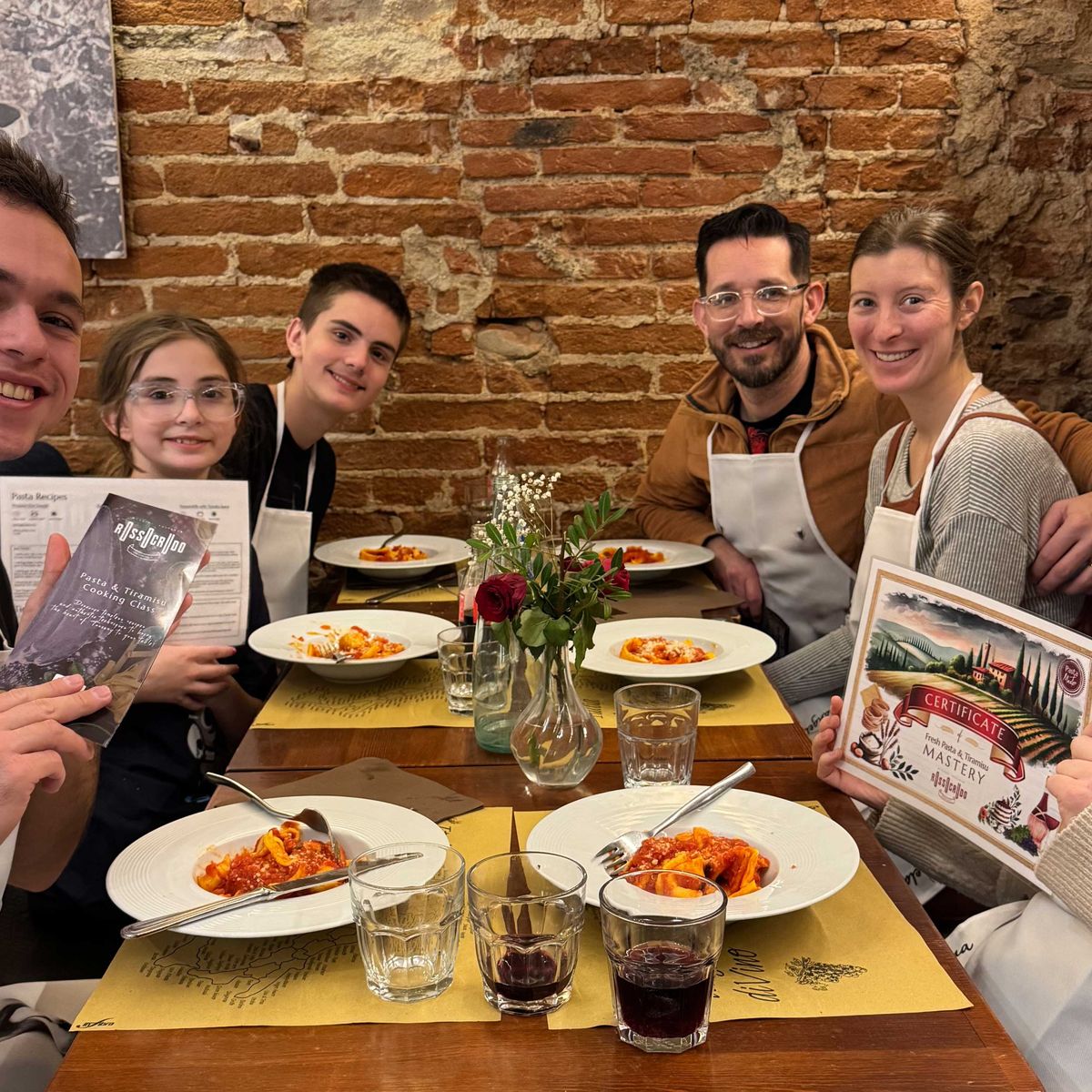 Florence Cooking Class: Handmade Pasta & Tiramisu with Unlimited Wine