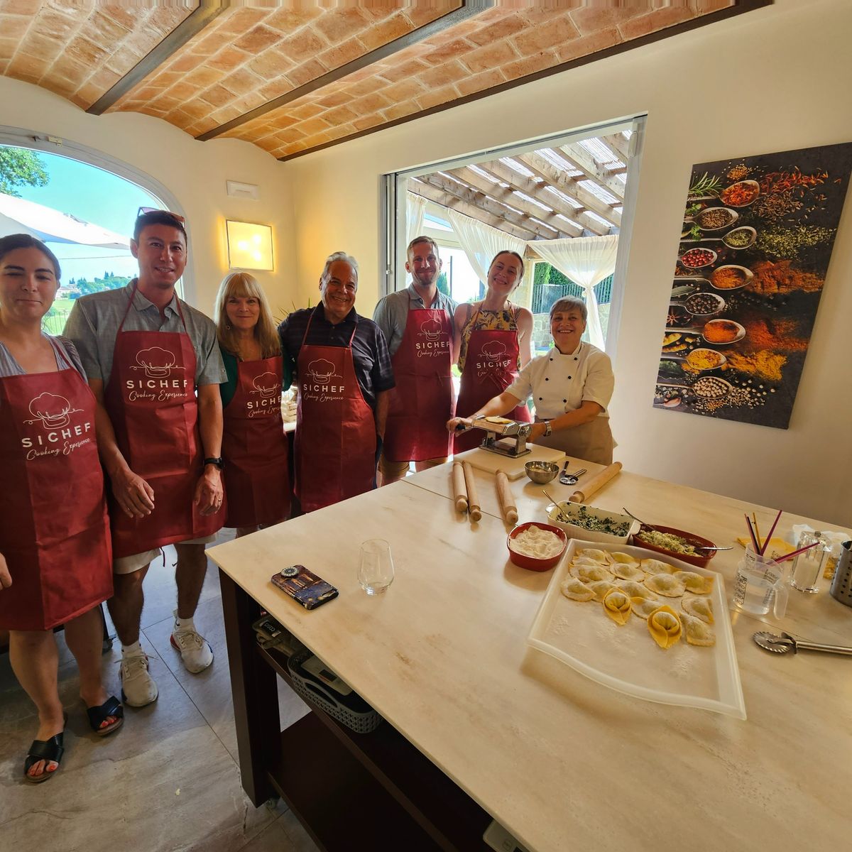 Chianti Hills Escape: Immersive Hands-On Fresh Pasta Making Class + Recipes & Wine