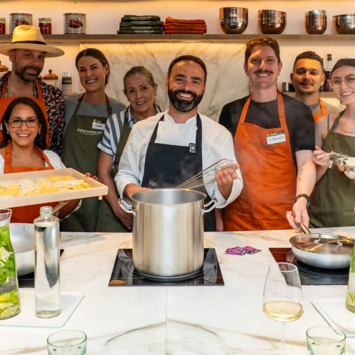 From Market to Table: Private Farmer’s Market Tour & Fresh Pasta Making Experience in Piazza Mattei  (Up to 12 Guests)